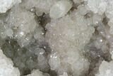 Keokuk Quartz Geode with Calcite & Pyrite Crystals - Missouri #144764-2
